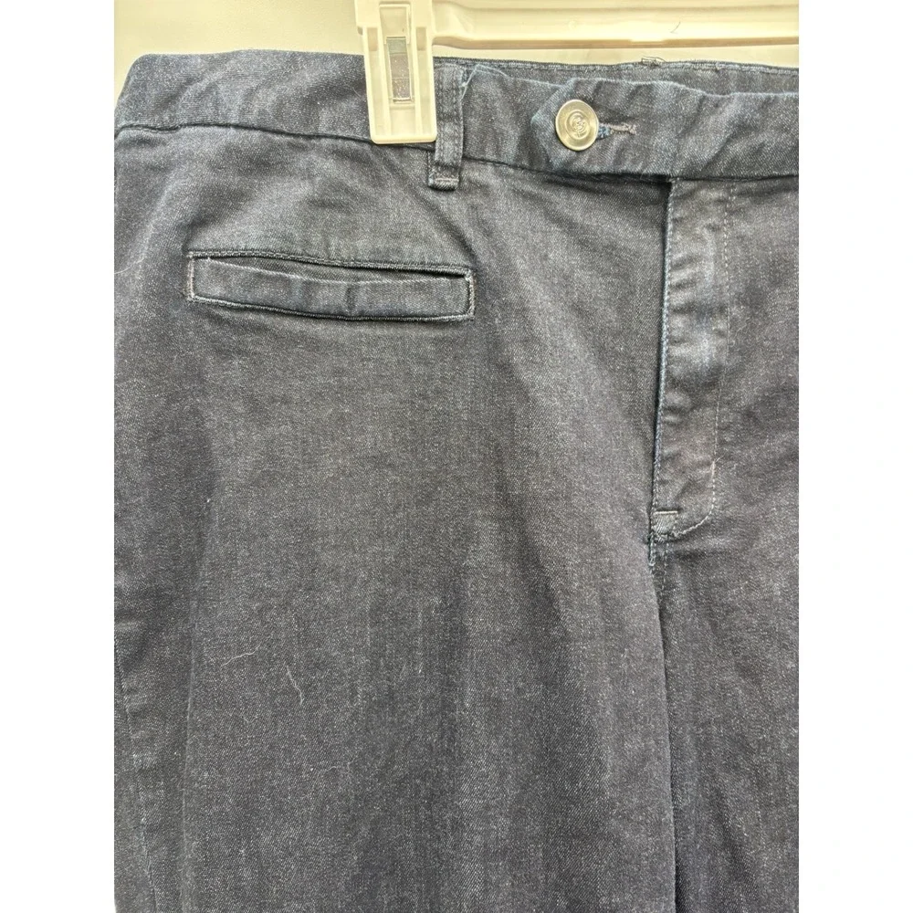 Lane Bryant Genius Fit Flare Jeans Womens 22 Dark Wash Stretch Bootcut 32 Inseam